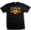 {UltraD} Spain Crest International T-shirt Distressed, Spain Soccer Mens T-shirt