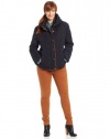 Jessica Simpson Women's Plus-Size Snap Front Puffer