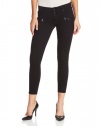 Hudson Women's Krista Zipper Skinny Jean in Black