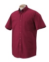Van Heusen Men's Short-Sleeve Wrinkle-Resistant Oxford 56850