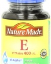 Nature Made Vitamin E 400IU, 100 Softgels (Pack of 3)