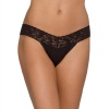 Hanky Panky Cotton with a Conscience Low Rise Thong 891581 One Size/Java