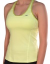 Nike Women's Airborne Sports Bra Tank Top-Bright Light Green