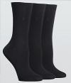 Polo Ralph Lauren Women's Casual Crew Socks 3 Pack