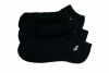 Polo Ralph Lauren Women's 3-Pack Cushioned Top Ped Socks 7370PK (Sz 9-11; Fits Shoe 4-10.5, Black)