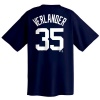 Justin Verlander Majestic Name and Number Detroit Tigers T-Shirt