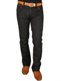 English Laundry Zackary Arrogant Jeans Mens Fashion Wax-Coated Denim Black