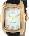 Invicta Women's 13834 Lupah White Mother-Of-Pearl Dial Black Patent Leather Watch