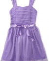 Amy Byer Girls 7-16 Glitter Full Skirt Dress