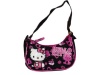 Sanrio Black and Pink Hello Kitty Purse Handbag 80674