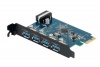 ORICO PVU3-4P USB 3.0 PCI-Express Host Controller Card with 4 Port,PCI-Express to USB 3.0 HUB Controller Adapter Card , Black PCI Edition (4 Port Outside)
