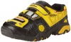 Stride Rite Tonka Truck Athletic Lighted Running Shoe (Toddler),Black/Yellow,7.5 W US Toddler