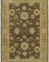 Safavieh Anatolia Collection AN556C Handmade Brown and Taupe Hand-Spun Wool Area Rug, 8 Feet by 10 Feet