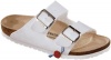 Birkenstock Sandals ''Arizona'' from Birko-Flor in White with a regular insole