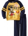 Disney Baby-Boys Infant 2 Piece Mickey Fleece Hoodie Set
