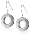 Sterling Silver Open Circle Dangle Earrings