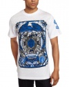 Southpole Men's Screen And Foil Print Graphic T-Shirt With Rectangular Graphics