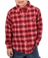 Farmall IH Boys Little Plaid Flannel Shirt