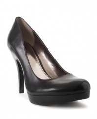 Give any outfit a boost with the cute and classic Maddy platform pumps from Alfani.