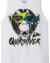 Quiksilver Boys 2-7 Monkey Biz T-Shirt, White, 6