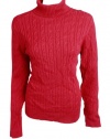 Charter Club Womens Long Sleeve Turtle Neck Sweater