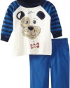 Little Rebels Baby-boys Infant 2 Piece Dog Pullover Hood  And Pant