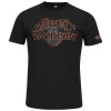 Harley-Davidson Mens Engine Roar Vintage Wash Black Short Sleeve T-Shirt