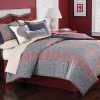 Martha Stewart Palace Blockprint 6 Piece Cal King Comforter Bed In A Bag