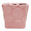 Allure Home Creations Stella Pink Ceramic Toothbrush Holder