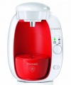 Bosch Tassimo T20 Beverage System and Coffee Brewer White with Pack of T Discs, Strawberry Red