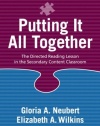 Putting It All Together: The Directed Reading Lesson in the Secondary Content Classroom
