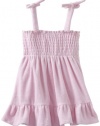 Hartstrings Baby-Girls Infant Terry Smocked Dress, Pretty Pink, 24 Months