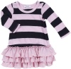 Splendid Park Avenue Rugby Stripe Dress - Pink Ribbon-18-24 Months