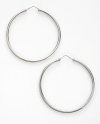 Macy's Earrings, Sterling Silver Large Tube Hoop Earrings