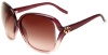 Gucci Women's 3500/S Rectangle Sunglasses,Violet Shaded Frame/Brown Gradient Lens,One Size