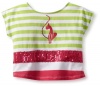 Baby Phat Baby-Girls Infant Color Block Tee, Green, 12 Months