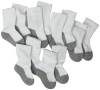 Jefferies Socks, Llc Unisex-baby Newborn 6 Pack Seamless Sport Half Cushion Crew Socks