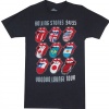 Rolling Stones Voodoo Lounge Tour Men's Charcoal T-Shirt