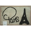 I Love Paris Rug by Creative Bath Products