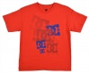 DC Shoes Boys' Cabz DC All Over Graphic Shirt-Red-Youth Small