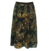 Jones New York Women's Petite Paisley Printed Pleated Skirt