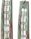 Kenneth Cole New York Shell Brilliance Shell Faceted Bead Geometric Linear Drop Earrings