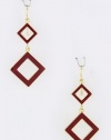 TRENDY FASHION LACQUERED DIAMOND DROP EARRINGS BY FASHION DESTINATION