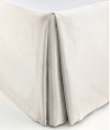 Hotel Collection Rings Woven Jacquard Queen Bedskirt, Silver