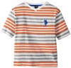 U.S. Polo Assn. Boys 8-20 Striped Short Sleeve -Neck T-Shirt