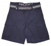 Nautica Boys 8-20 Belted Cargo Short, Bank Blue, 10