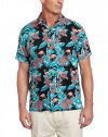 Cubavera Men's Printed Rayon Hawaiian Shirt