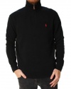 Polo Ralph Lauren Mens 1/4 Zip Sweater Black