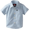 Quiksilver Toddler/Youth Corbys Left S/S Woven, Blue-SM (5 Little Kids)