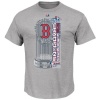 MLB Boston Red Sox Youth World Domination World Series Champions Clubhouse Tee, Medium, Steel Heather